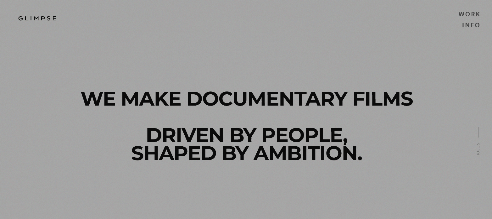 Glimpse Films home page