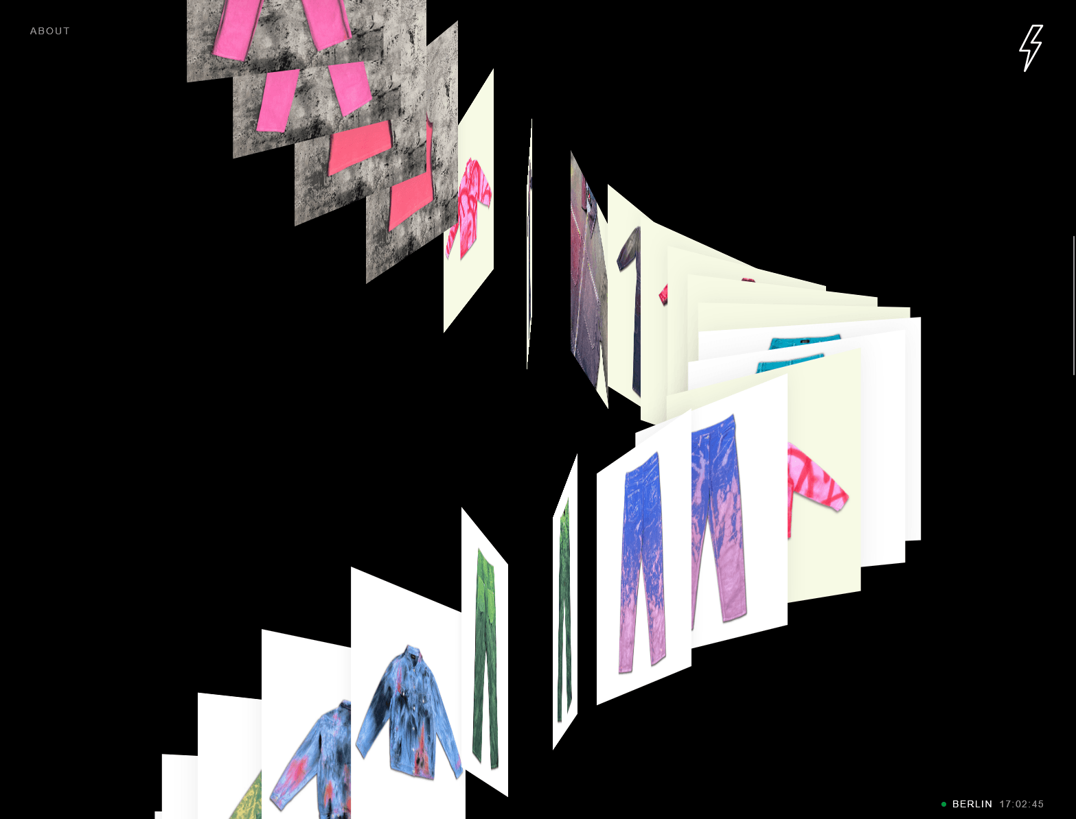 3D gallery of garments